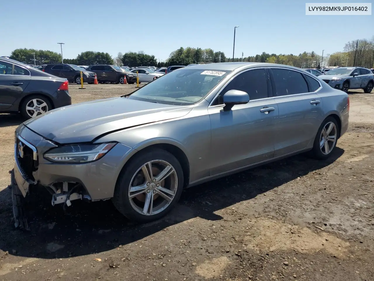 2018 Volvo S90 T5 Momentum VIN: LVY982MK9JP016402 Lot: 51762895