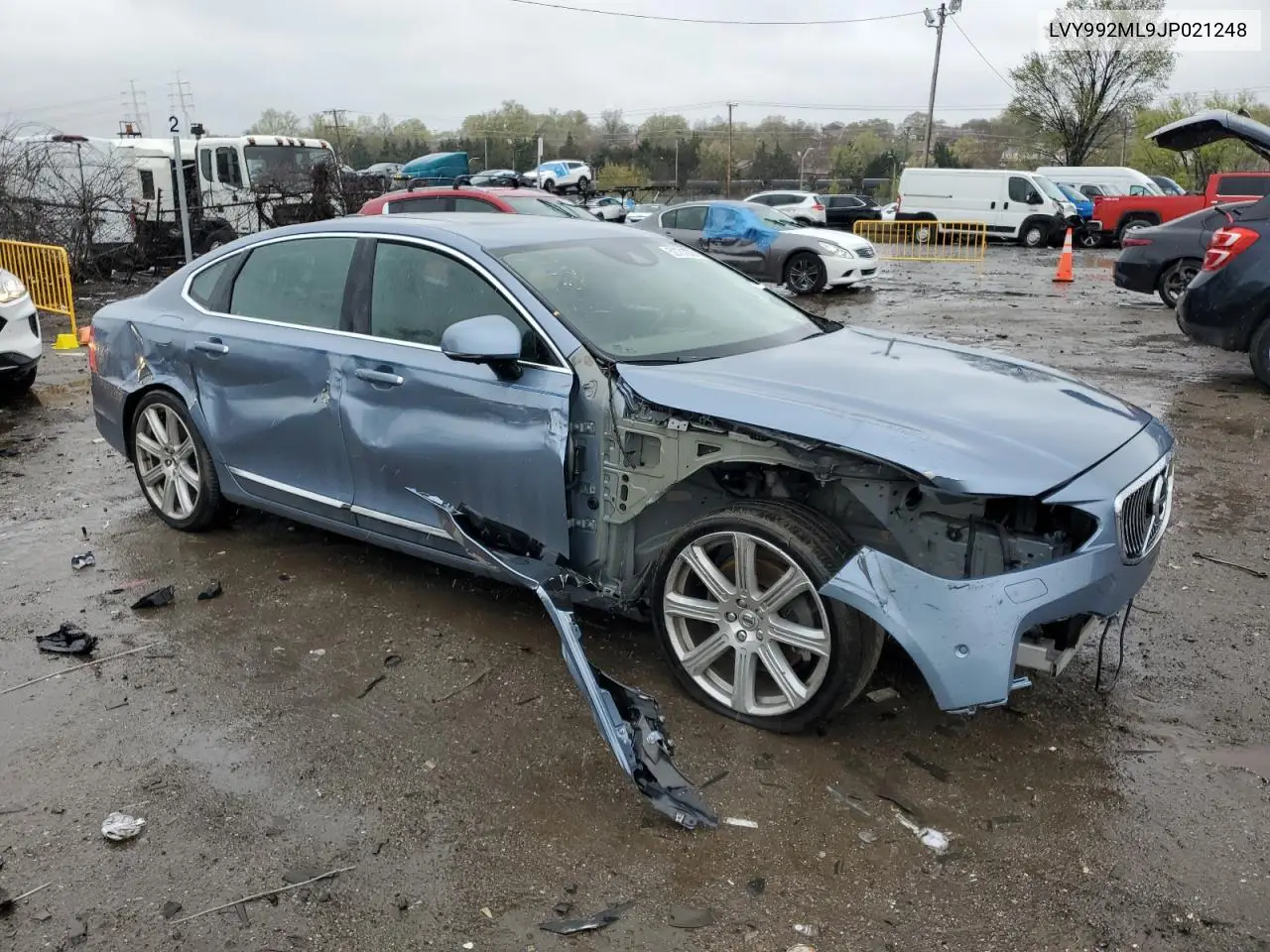 2018 Volvo S90 T6 Inscription VIN: LVY992ML9JP021248 Lot: 52731835