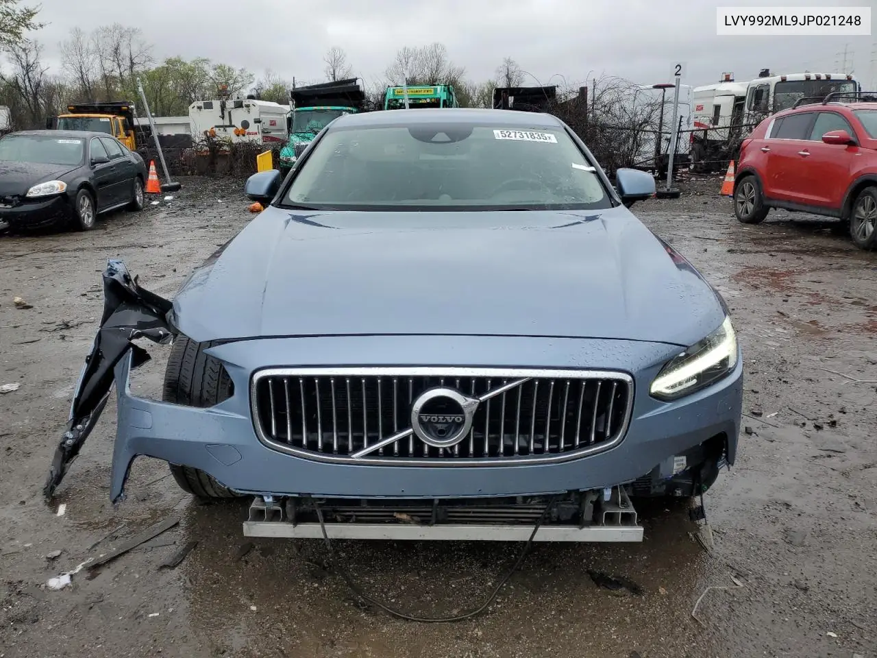 2018 Volvo S90 T6 Inscription VIN: LVY992ML9JP021248 Lot: 52731835