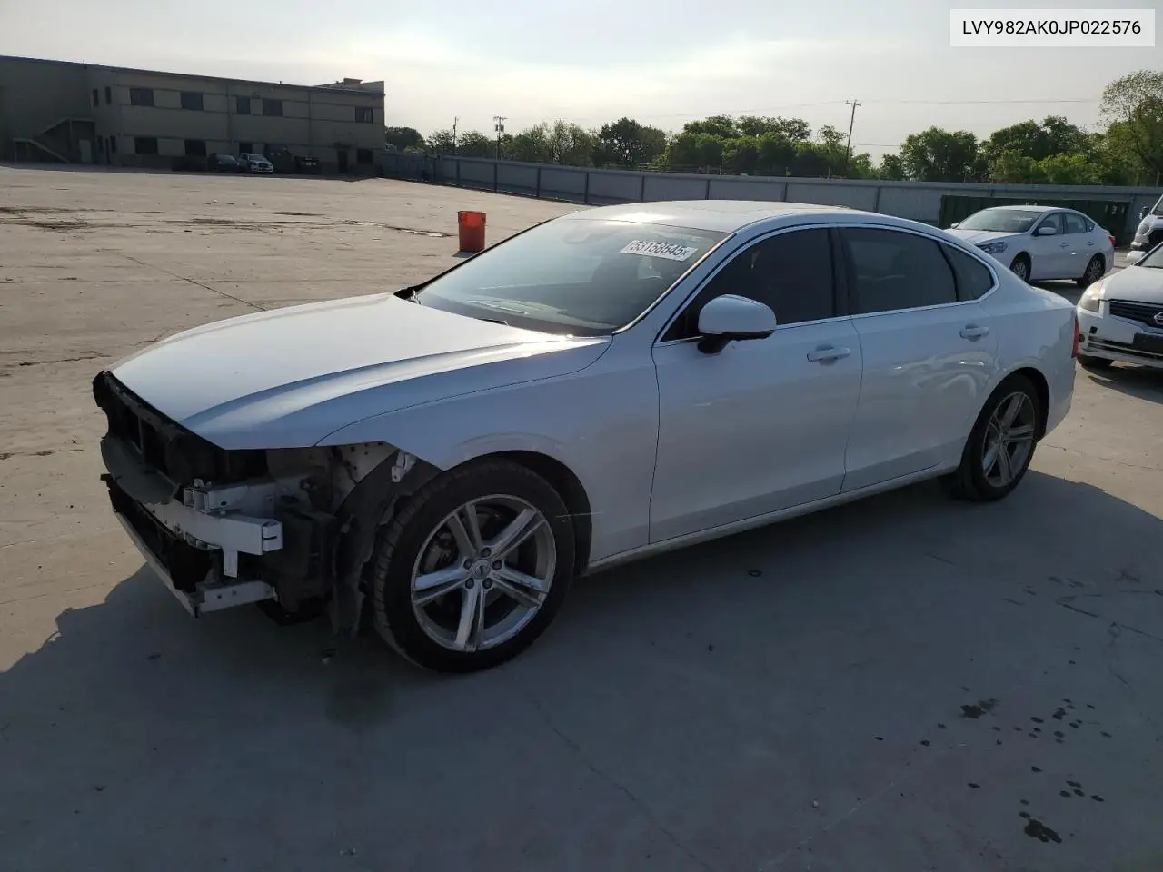 2018 Volvo S90 T5 Momentum VIN: LVY982AK0JP022576 Lot: 53158545
