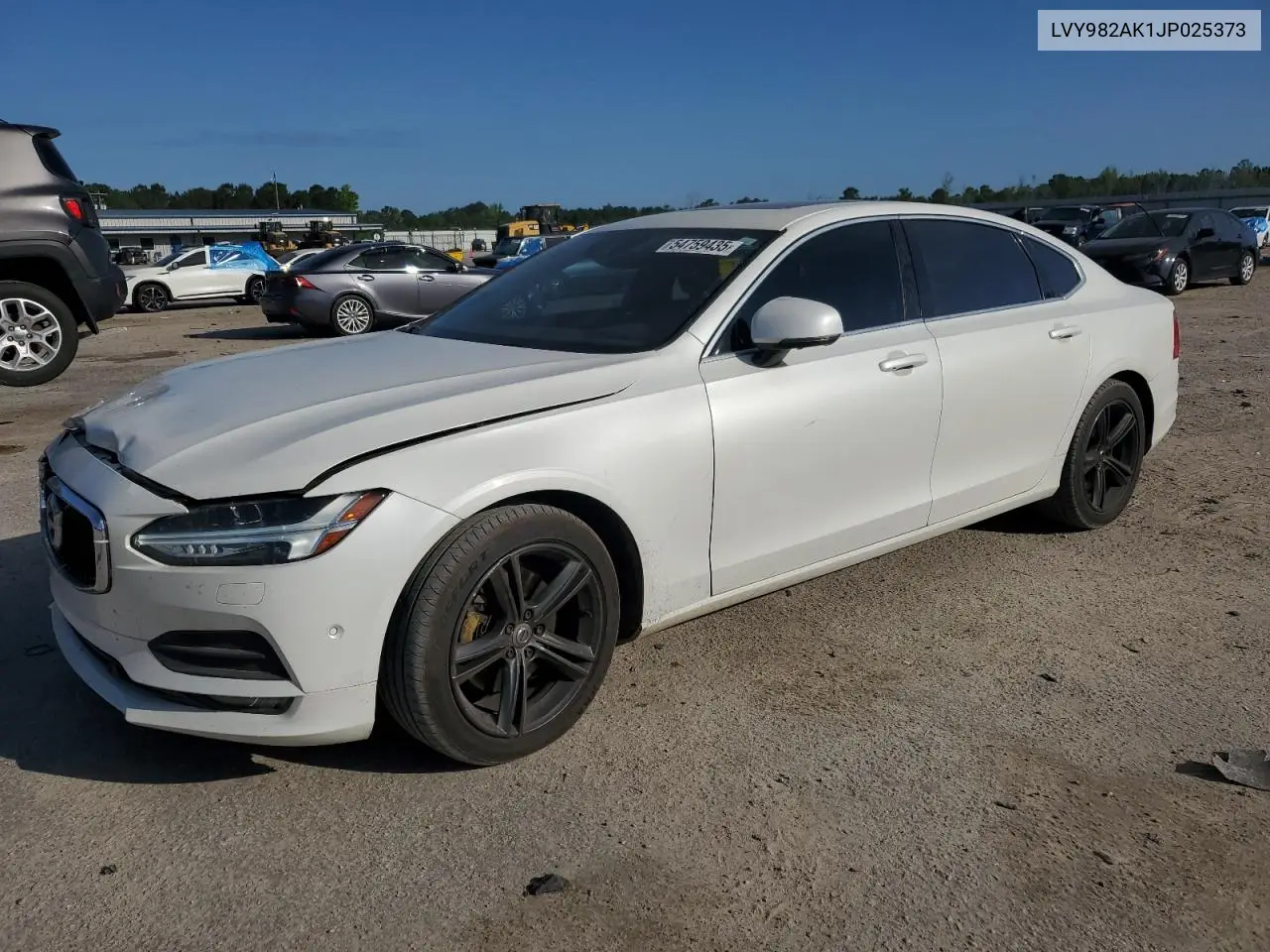 2018 Volvo S90 T5 Momentum VIN: LVY982AK1JP025373 Lot: 54759435
