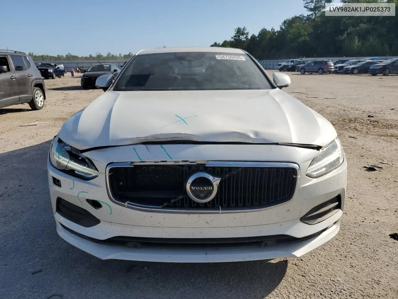 2018 Volvo S90 T5 Momentum VIN: LVY982AK1JP025373 Lot: 54759435