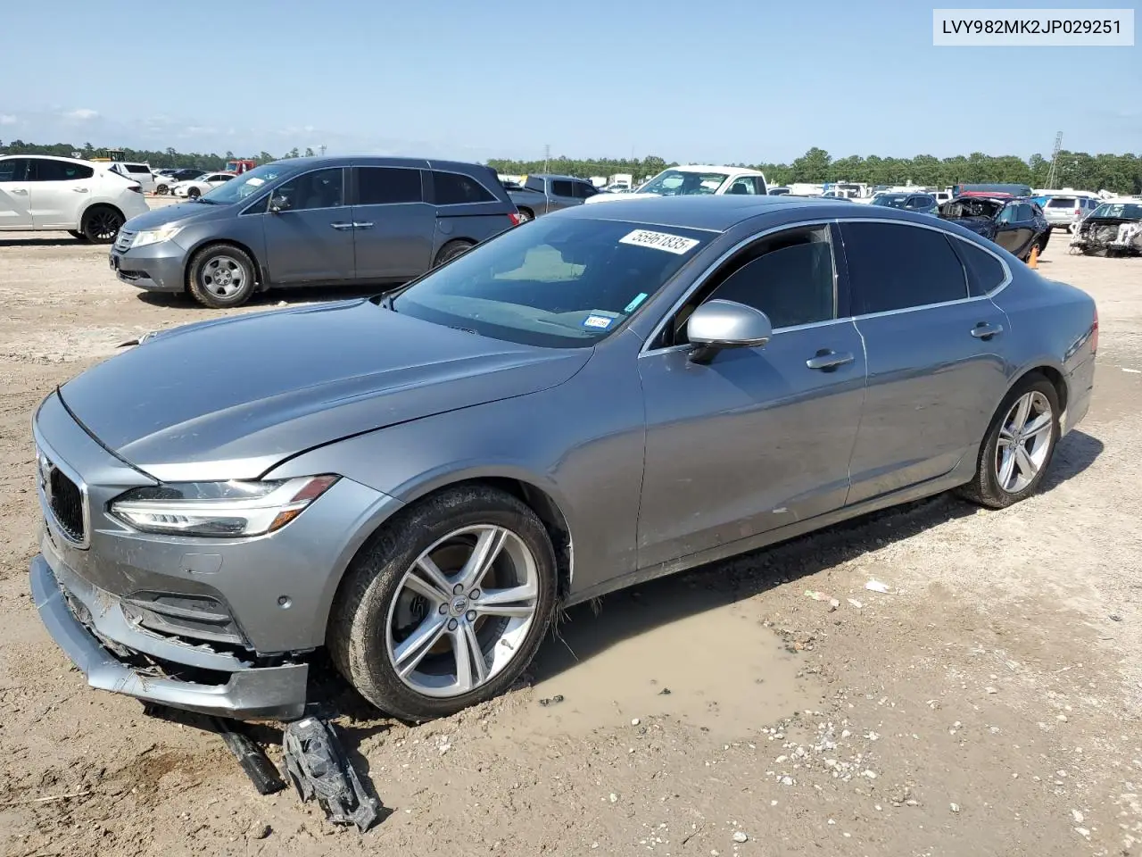 2018 Volvo S90 T5 Momentum VIN: LVY982MK2JP029251 Lot: 55961835