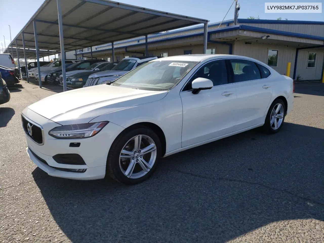 2018 Volvo S90 T5 Momentum VIN: LVY982MK7JP037765 Lot: 56054465