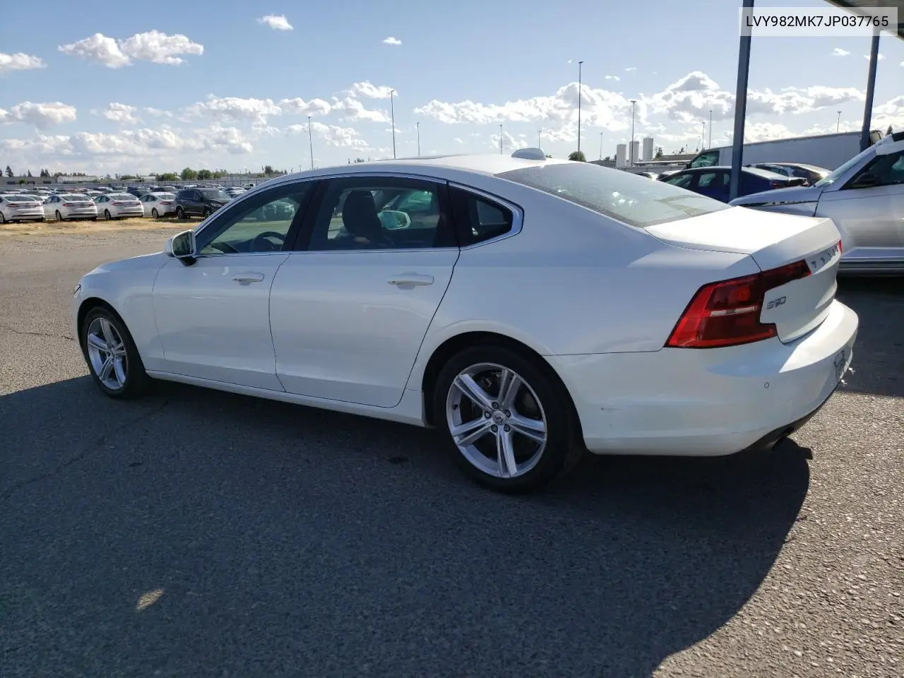 2018 Volvo S90 T5 Momentum VIN: LVY982MK7JP037765 Lot: 56054465