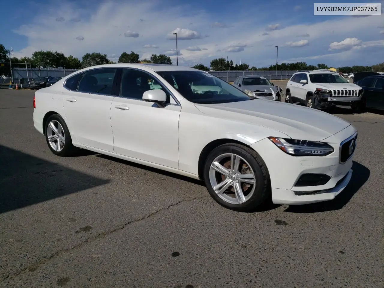 2018 Volvo S90 T5 Momentum VIN: LVY982MK7JP037765 Lot: 56054465
