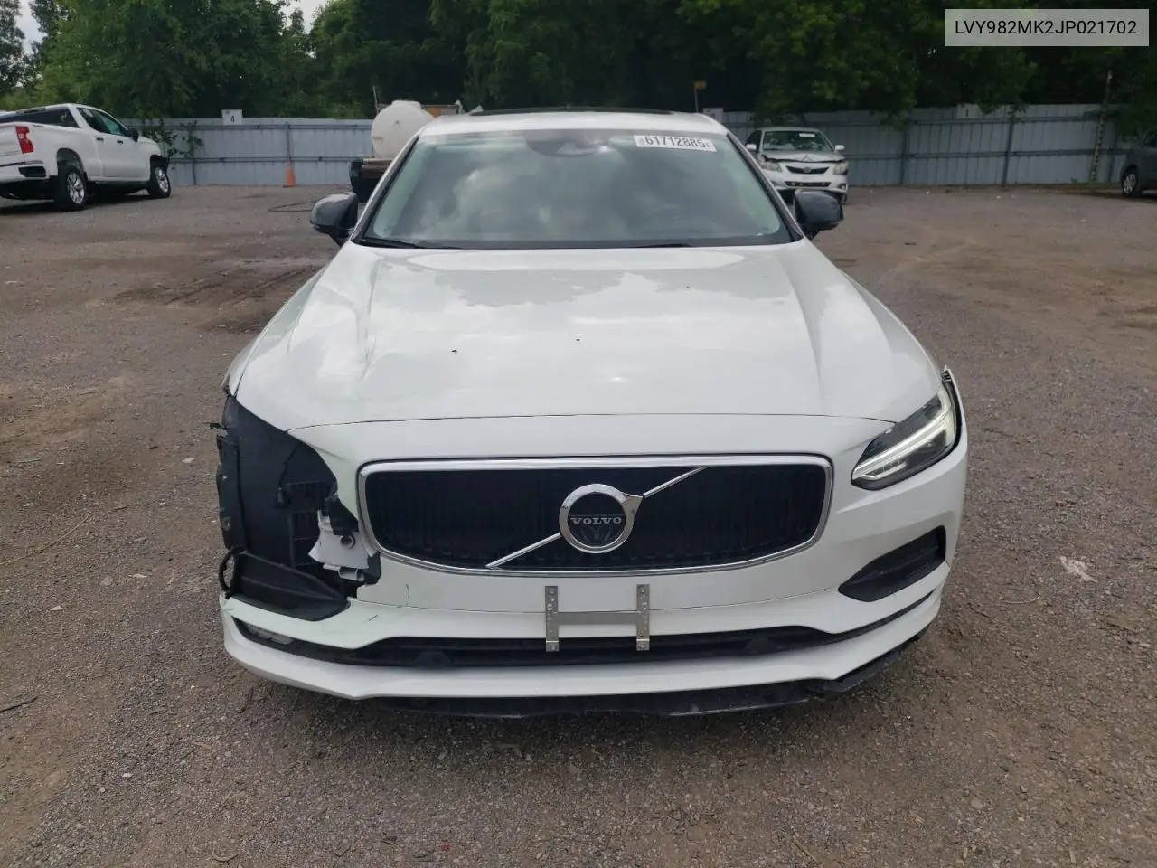 2018 Volvo S90 T5 Momentum VIN: LVY982MK2JP021702 Lot: 61712885