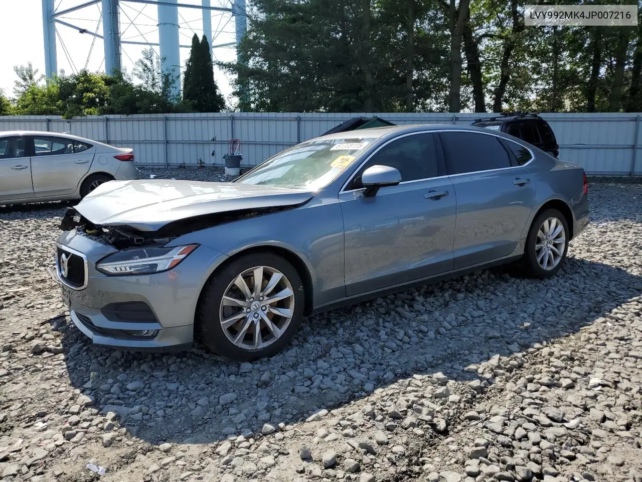 2018 Volvo S90 T6 Momentum VIN: LVY992MK4JP007216 Lot: 61868155