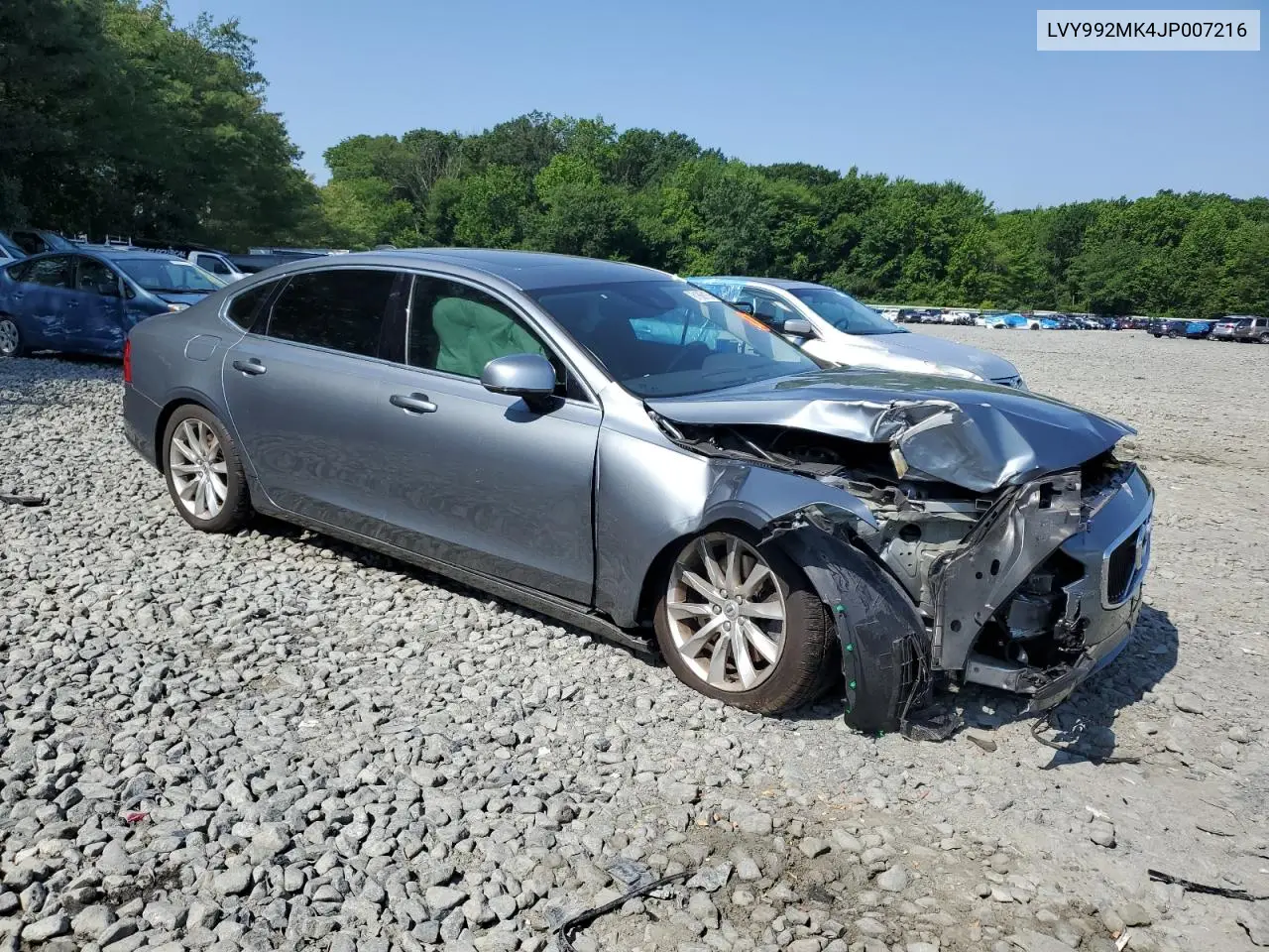 2018 Volvo S90 T6 Momentum VIN: LVY992MK4JP007216 Lot: 61868155