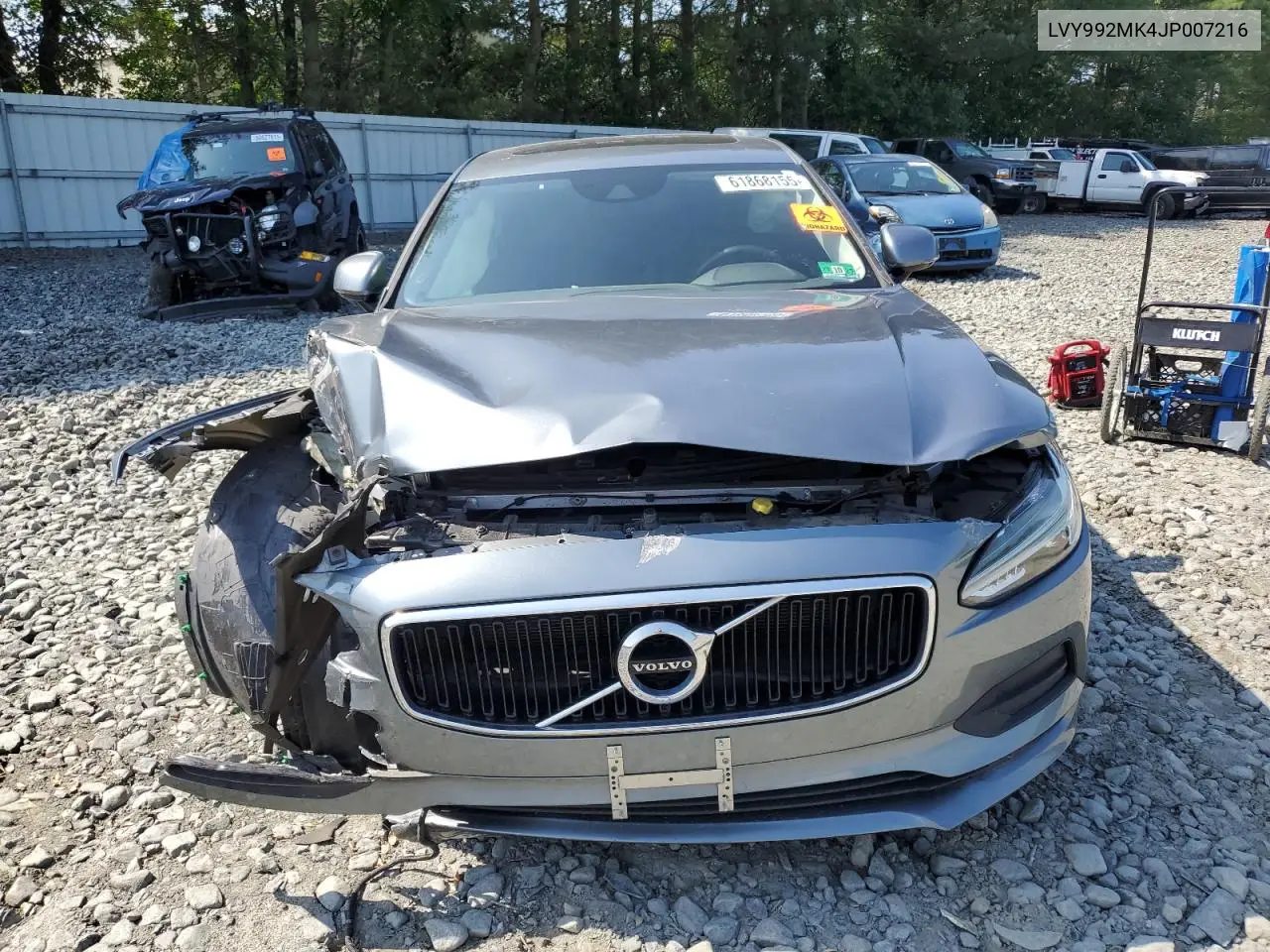 2018 Volvo S90 T6 Momentum VIN: LVY992MK4JP007216 Lot: 61868155