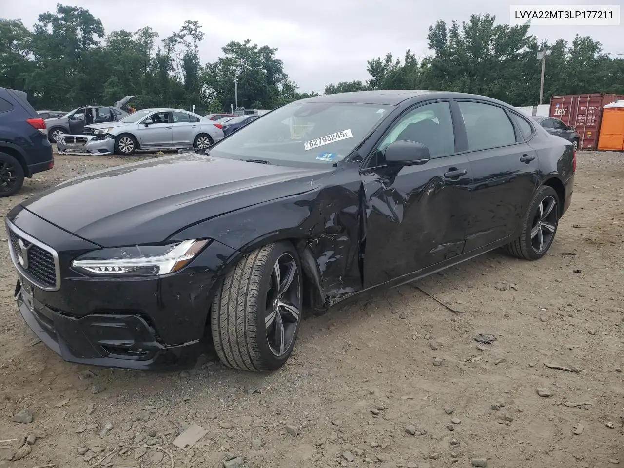 2020 Volvo S90 T6 Ocean Race VIN: LVYA22MT3LP177211 Lot: 62793245