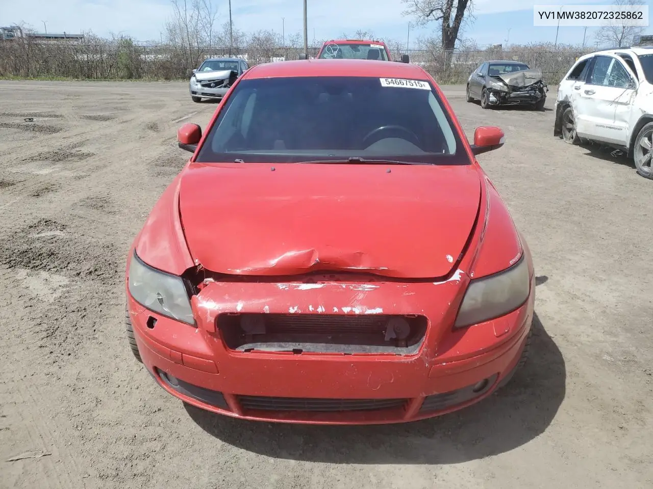 2007 Volvo V50 2.4I VIN: YV1MW382072325862 Lot: 54667515