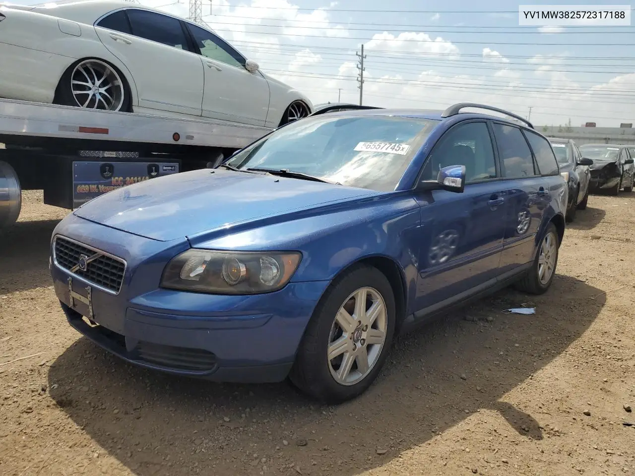 2007 Volvo V50 2.4I VIN: YV1MW382572317188 Lot: 56557745