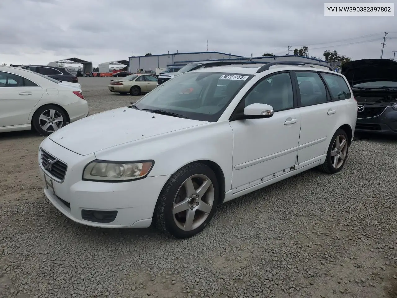 2008 Volvo V50 2.4I VIN: YV1MW390382397802 Lot: 50721425