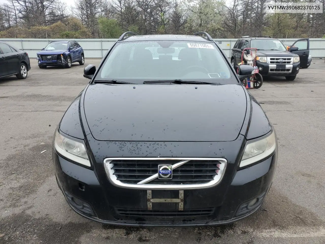 2008 Volvo V50 2.4I VIN: YV1MW390682370125 Lot: 55071565