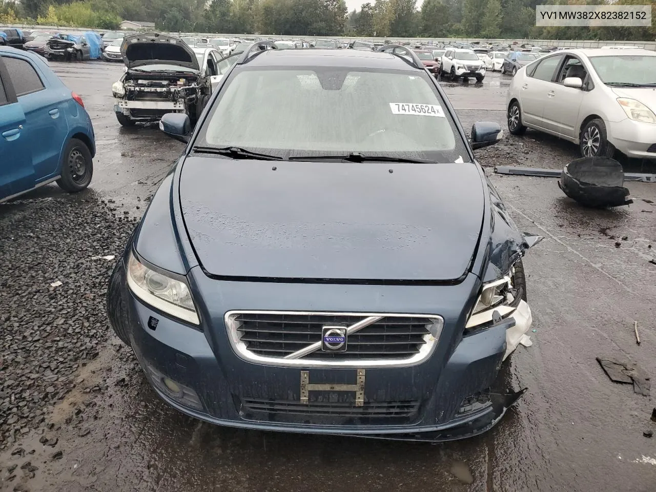 2008 Volvo V50 2.4I VIN: YV1MW382X82382152 Lot: 74745624