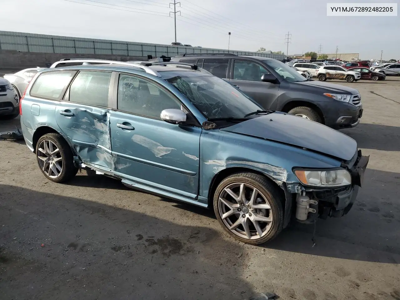 2009 Volvo V50 T5 VIN: YV1MJ672892482205 Lot: 58485595