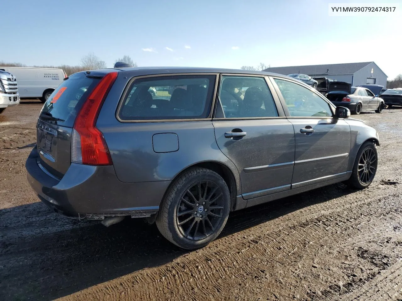 2009 Volvo V50 2.4I VIN: YV1MW390792474317 Lot: 85455384
