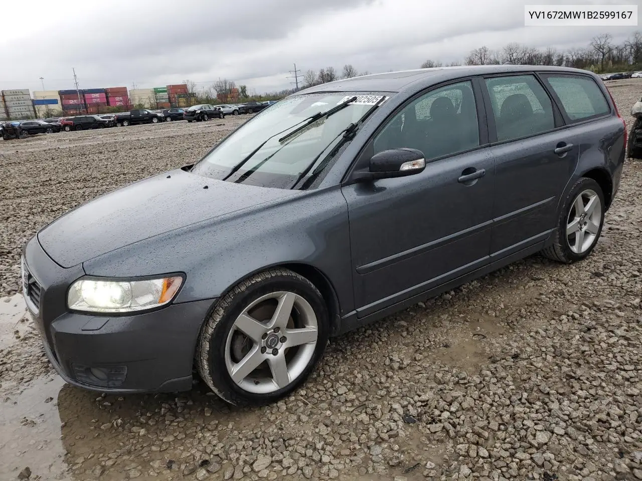 2011 Volvo V50 T5 VIN: YV1672MW1B2599167 Lot: 51602505