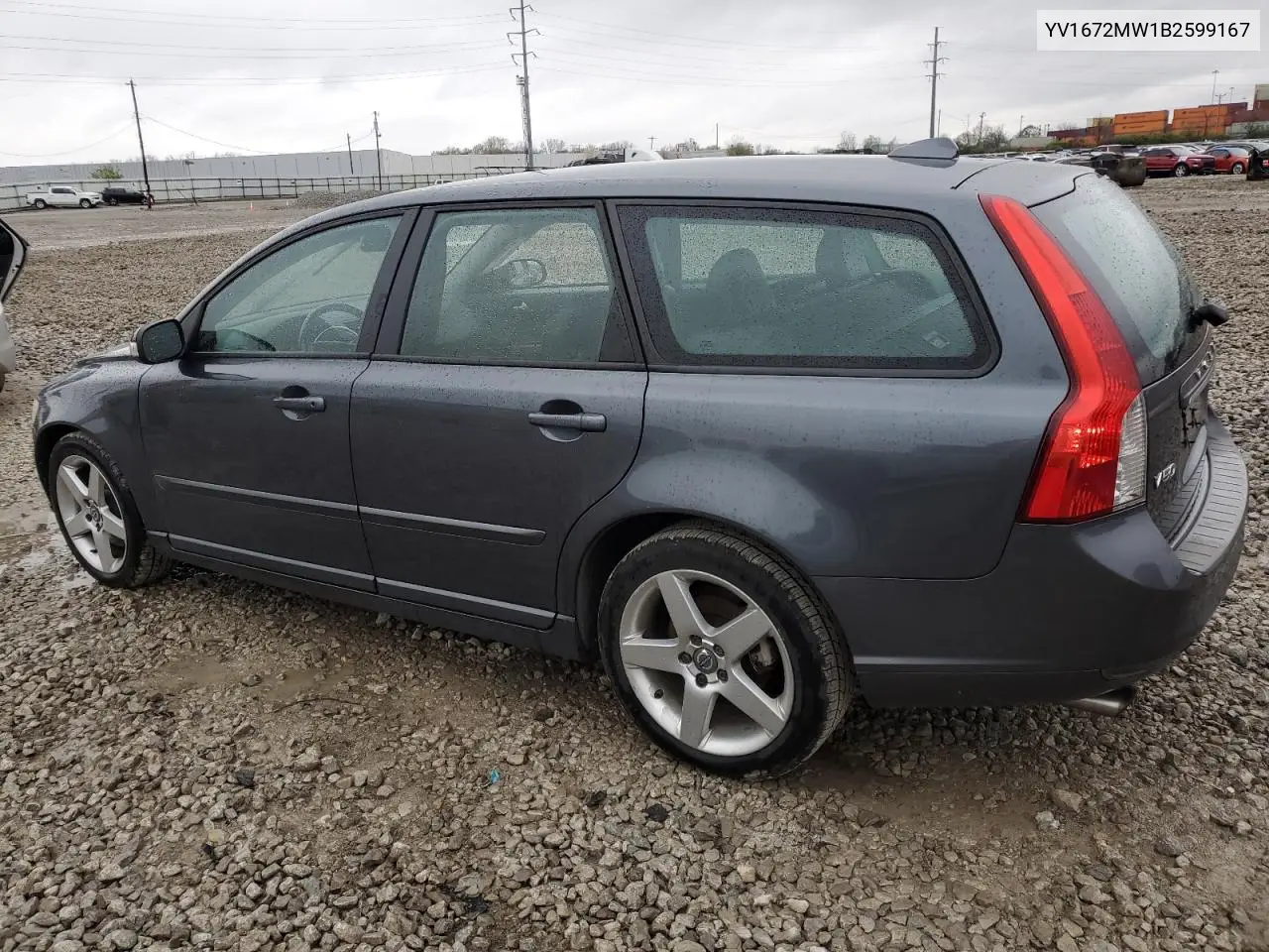 2011 Volvo V50 T5 VIN: YV1672MW1B2599167 Lot: 51602505