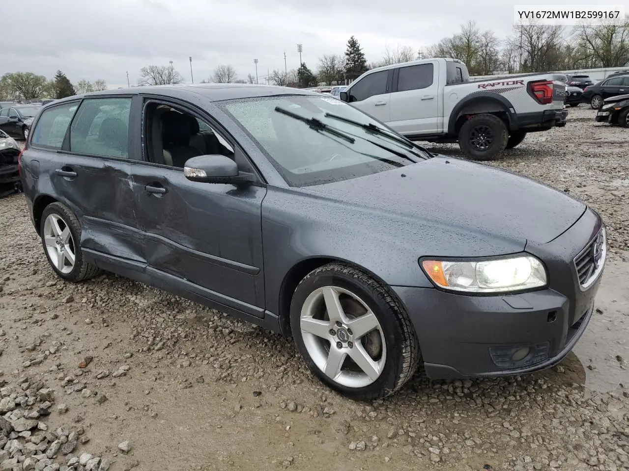 2011 Volvo V50 T5 VIN: YV1672MW1B2599167 Lot: 51602505