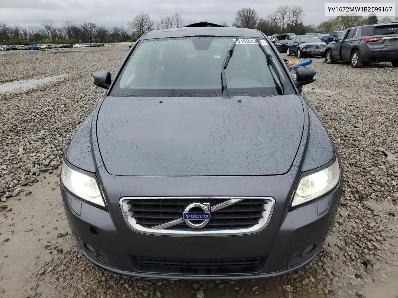 2011 Volvo V50 T5 VIN: YV1672MW1B2599167 Lot: 51602505