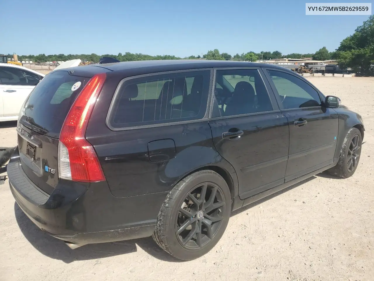 2011 Volvo V50 T5 VIN: YV1672MW5B2629559 Lot: 57306915