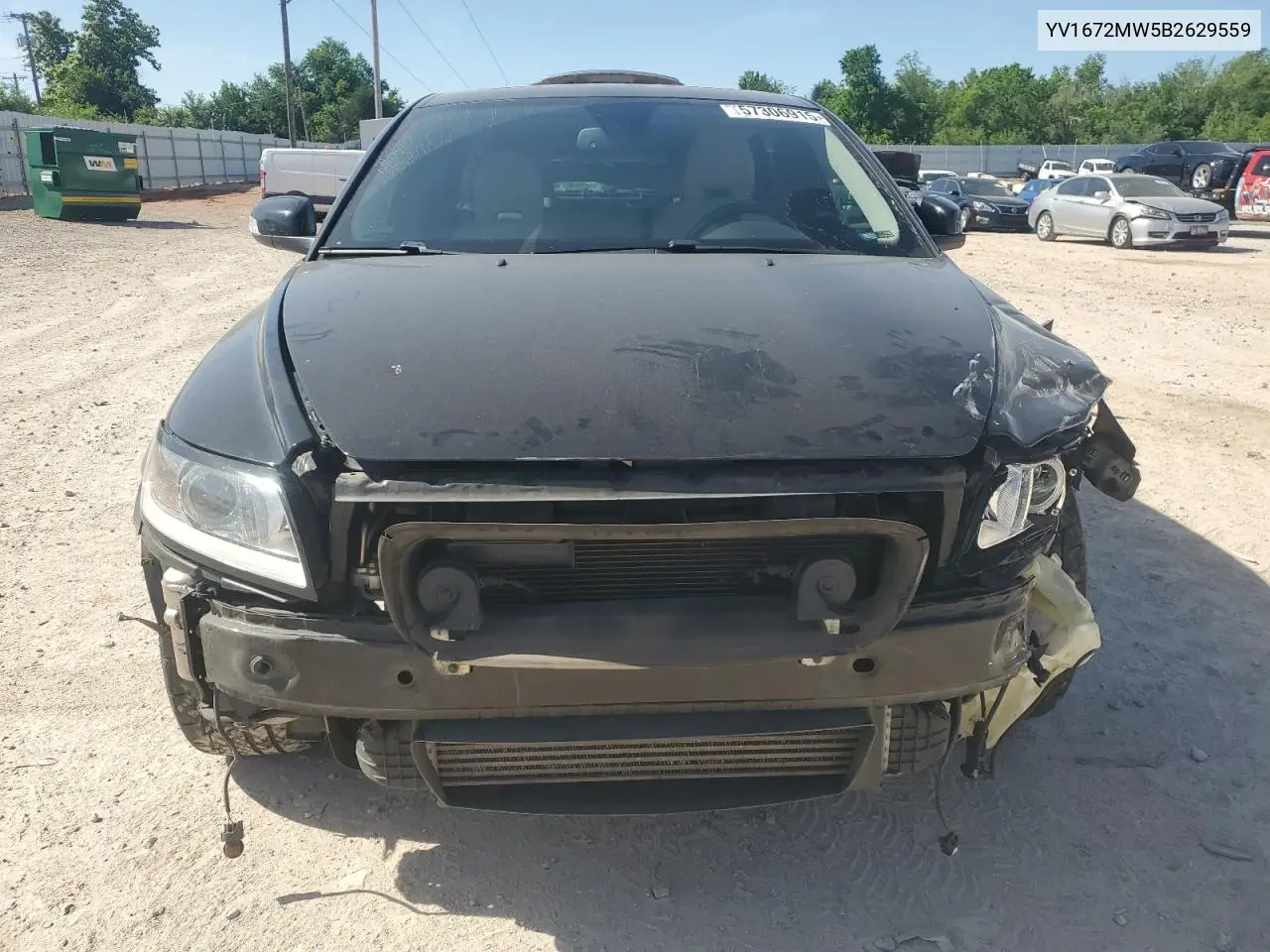 2011 Volvo V50 T5 VIN: YV1672MW5B2629559 Lot: 57306915