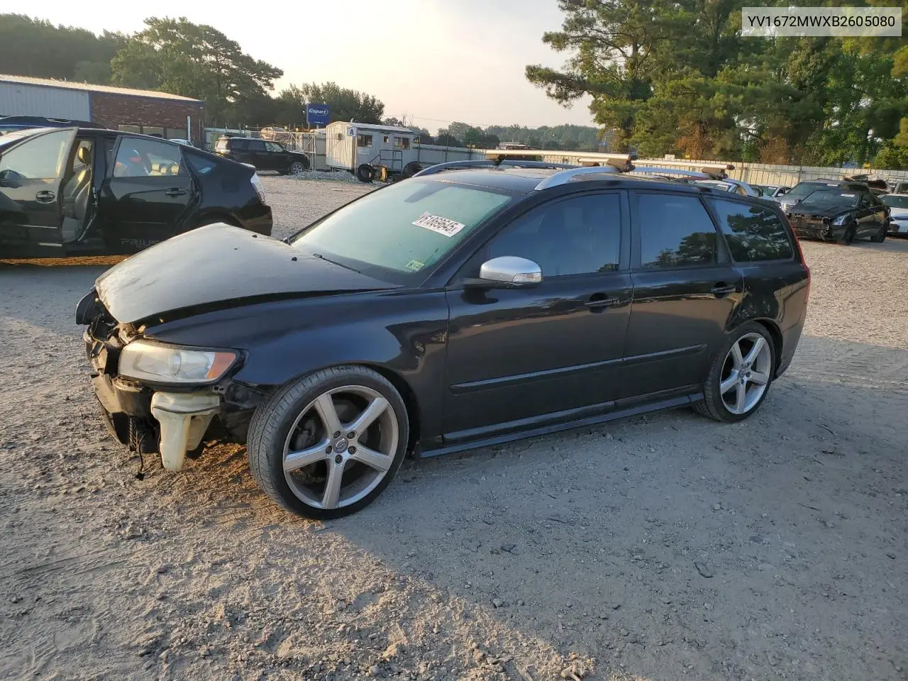 2011 Volvo V50 T5 VIN: YV1672MWXB2605080 Lot: 61869645