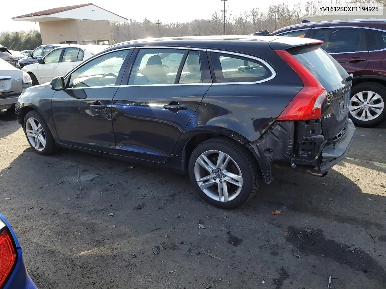 2015 Volvo V60 Platinum VIN: YV1612SDXF1194925 Lot: 45656135
