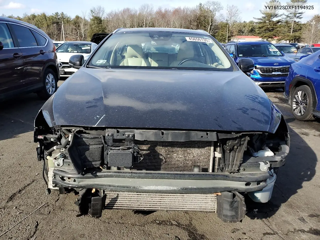 2015 Volvo V60 Platinum VIN: YV1612SDXF1194925 Lot: 45656135