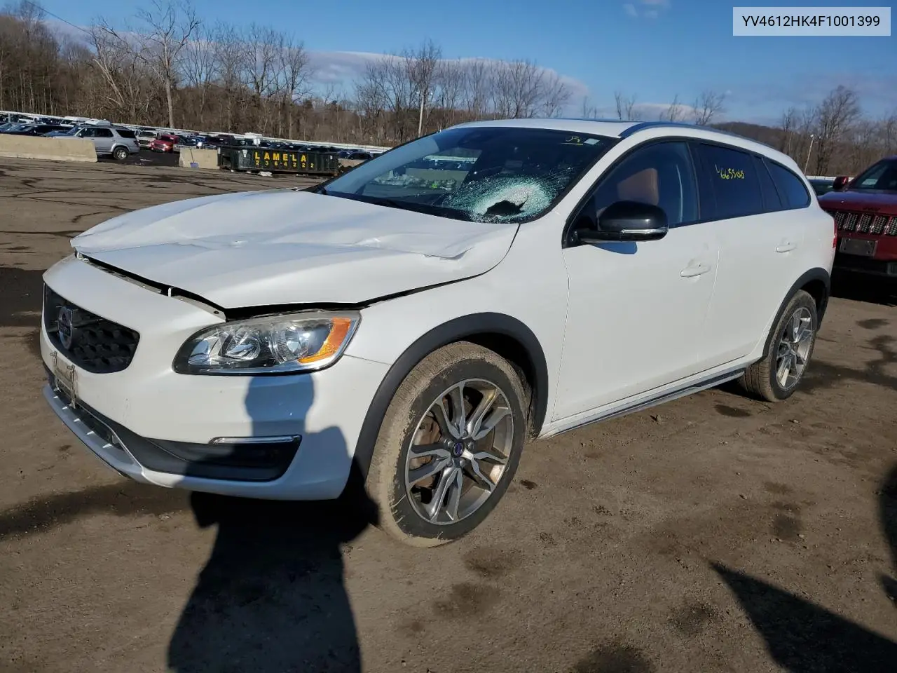 2015 Volvo V60 Cross Country Premier VIN: YV4612HK4F1001399 Lot: 46655045