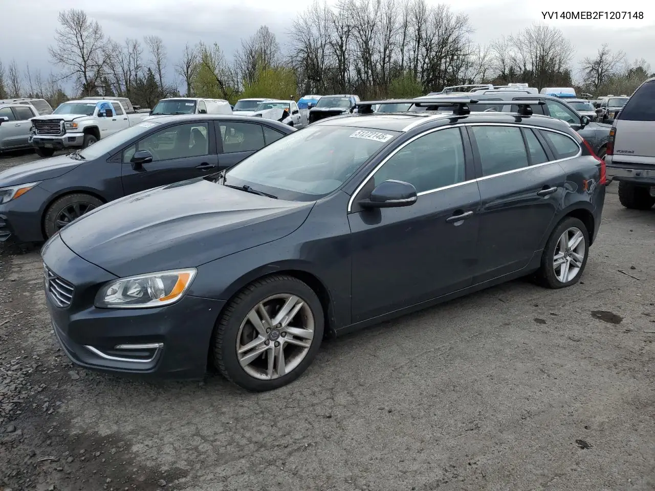 2015 Volvo V60 Premier VIN: YV140MEB2F1207148 Lot: 51272145