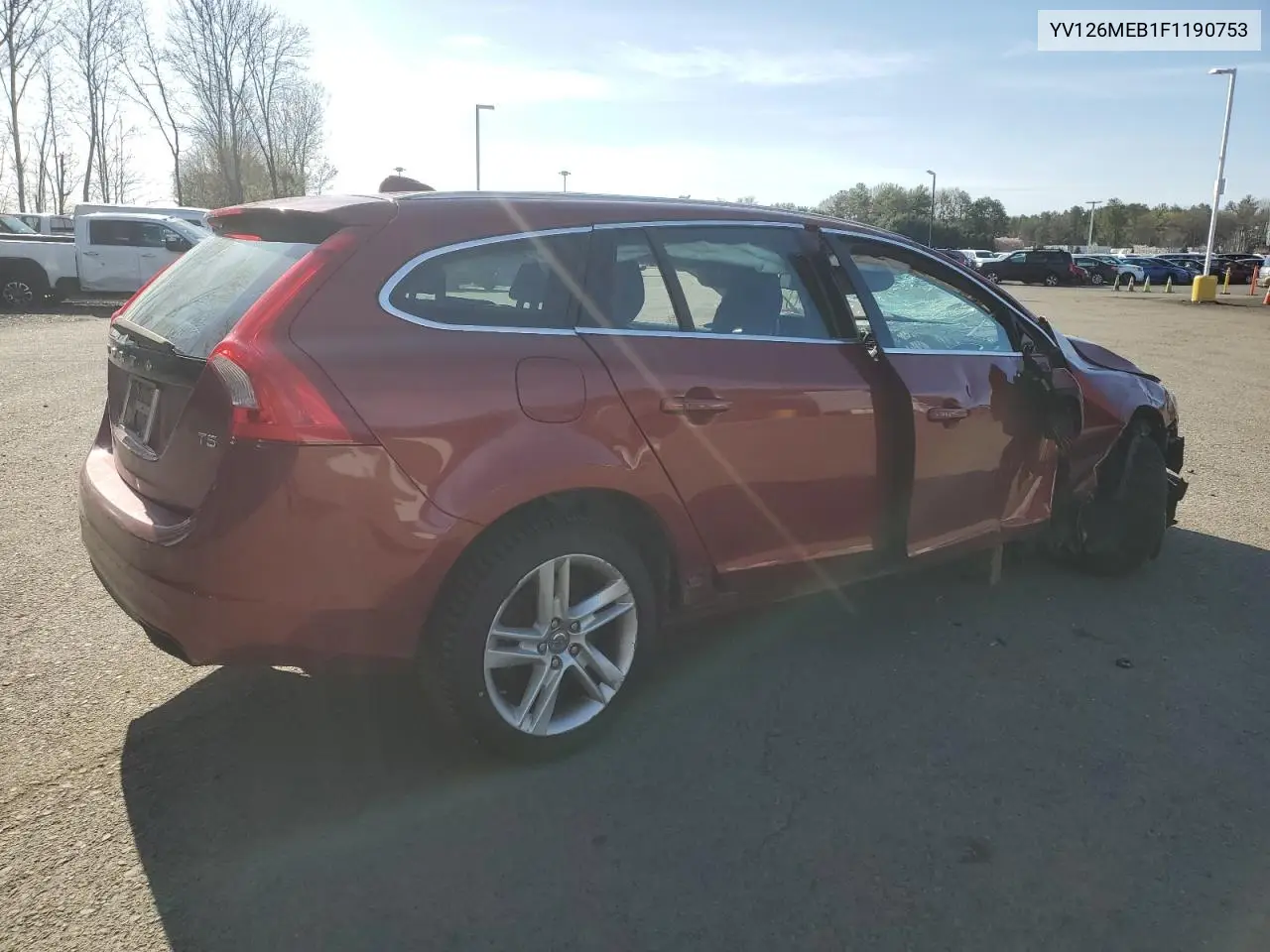 2015 Volvo V60 Premier VIN: YV126MEB1F1190753 Lot: 54250615