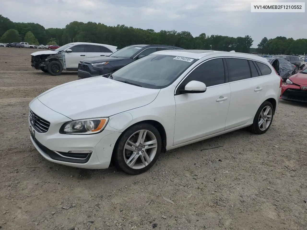 2015 Volvo V60 Premier VIN: YV140MEB2F1210552 Lot: 54794235