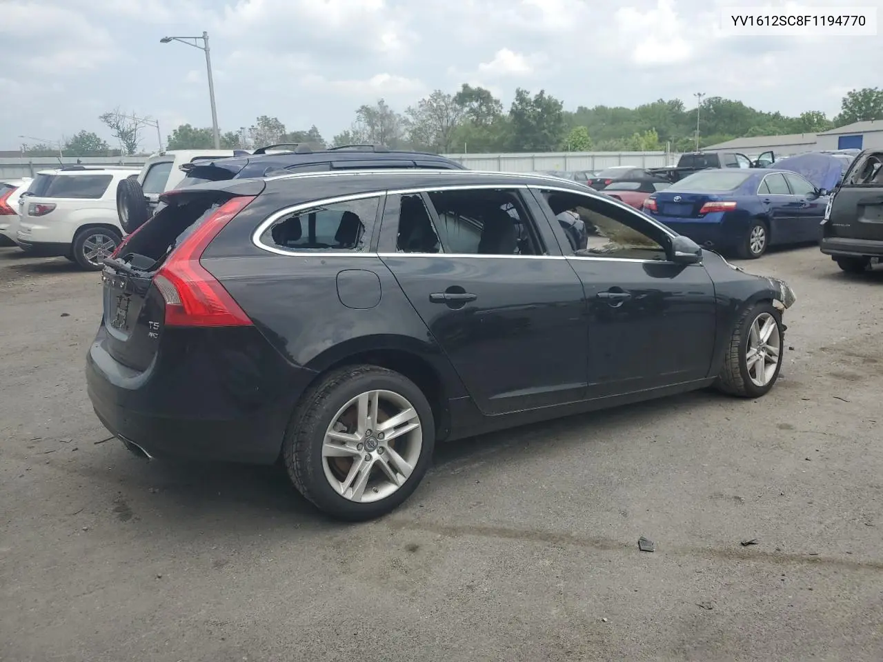 2015 Volvo V60 Premier+ VIN: YV1612SC8F1194770 Lot: 55376065