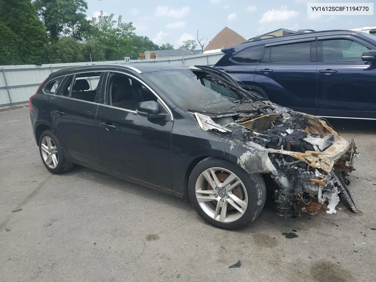 2015 Volvo V60 Premier+ VIN: YV1612SC8F1194770 Lot: 55376065