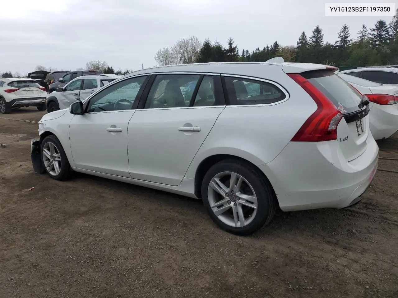 2015 Volvo V60 Premier VIN: YV1612SB2F1197350 Lot: 56673535