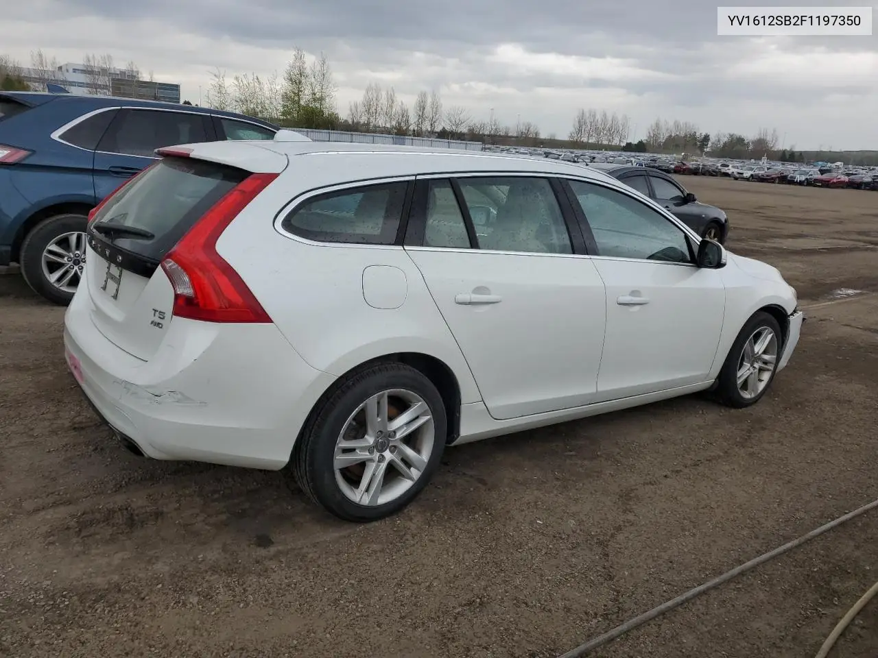 2015 Volvo V60 Premier VIN: YV1612SB2F1197350 Lot: 56673535