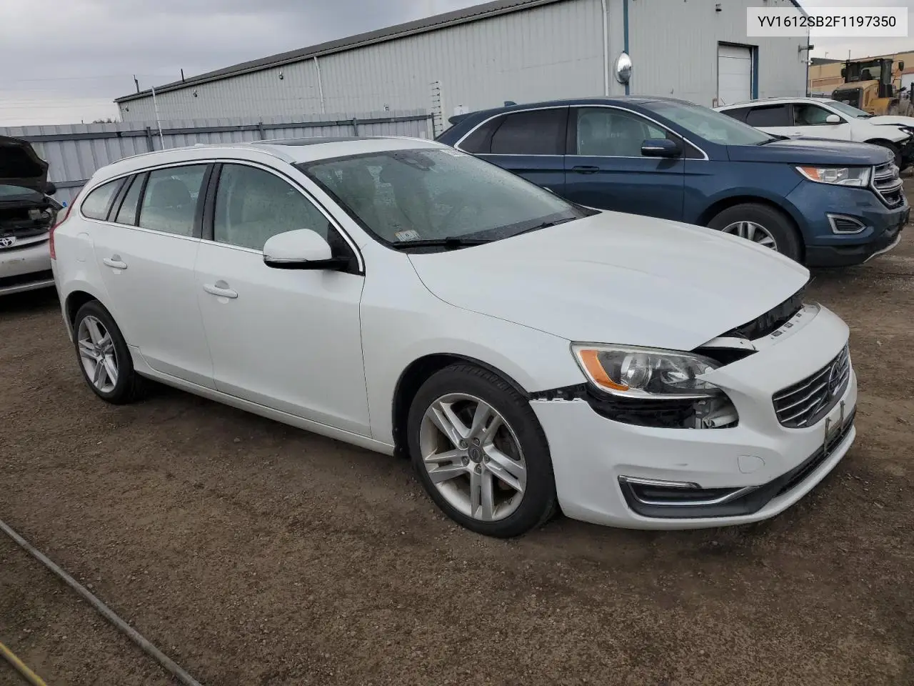 2015 Volvo V60 Premier VIN: YV1612SB2F1197350 Lot: 56673535
