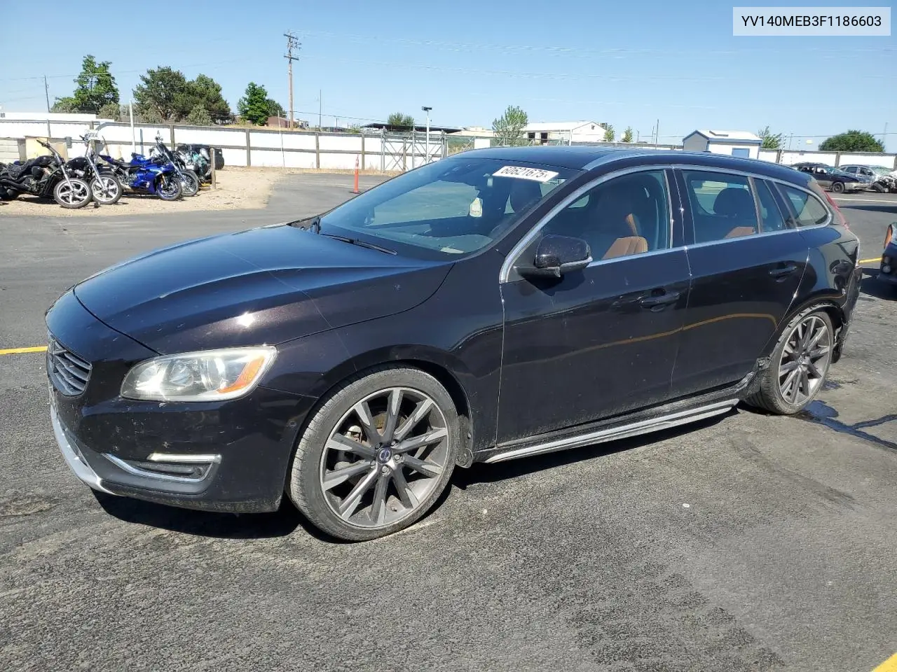 2015 Volvo V60 Premier VIN: YV140MEB3F1186603 Lot: 60621675