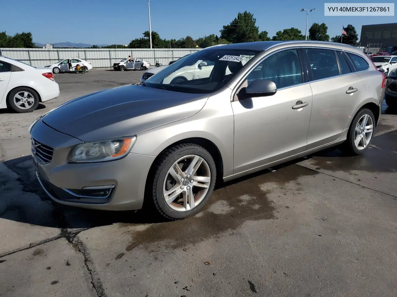 2015 Volvo V60 Premier VIN: YV140MEK3F1267861 Lot: 63251845