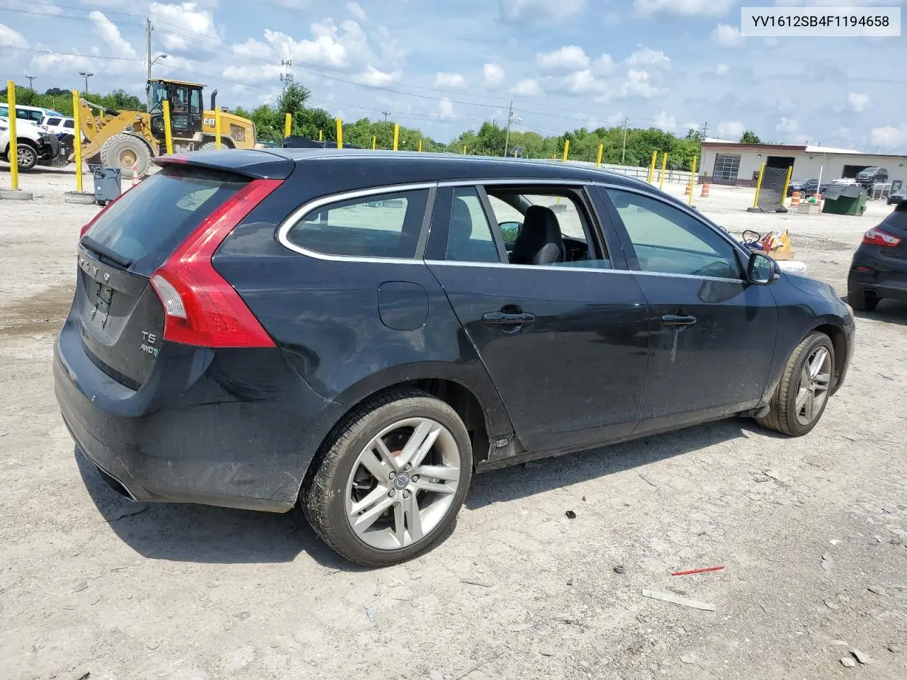 2015 Volvo V60 Premier VIN: YV1612SB4F1194658 Lot: 64199065
