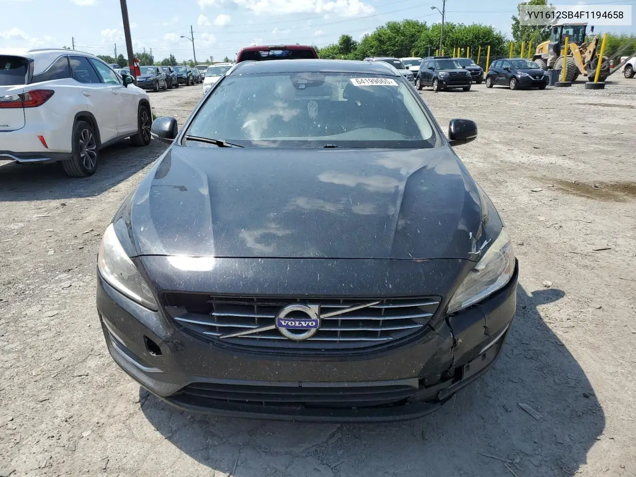 2015 Volvo V60 Premier VIN: YV1612SB4F1194658 Lot: 64199065