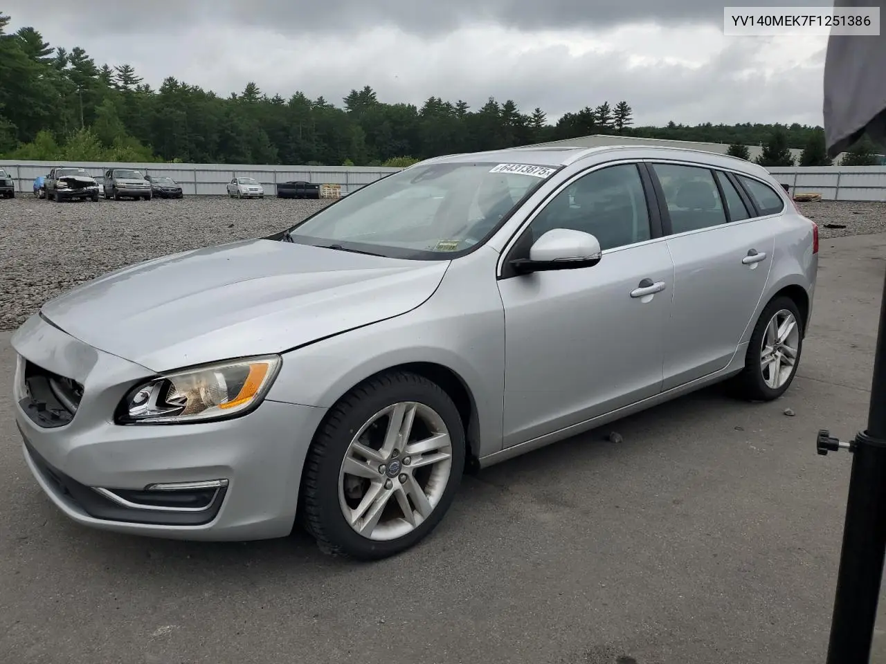 2015 Volvo V60 Premier VIN: YV140MEK7F1251386 Lot: 64313875