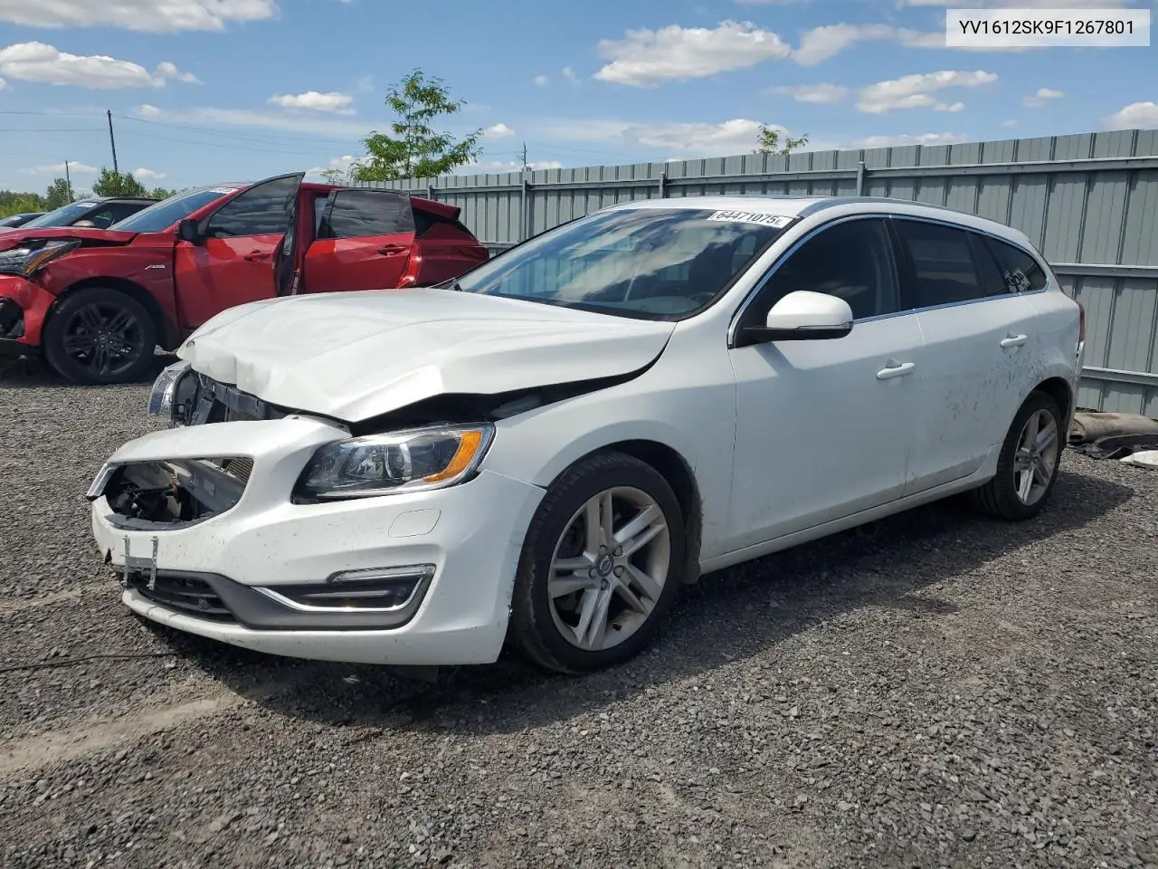 2015 Volvo V60 Premier VIN: YV1612SK9F1267801 Lot: 64471075