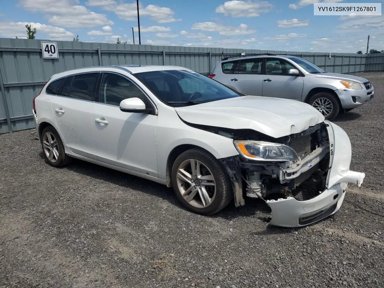 2015 Volvo V60 Premier VIN: YV1612SK9F1267801 Lot: 64471075
