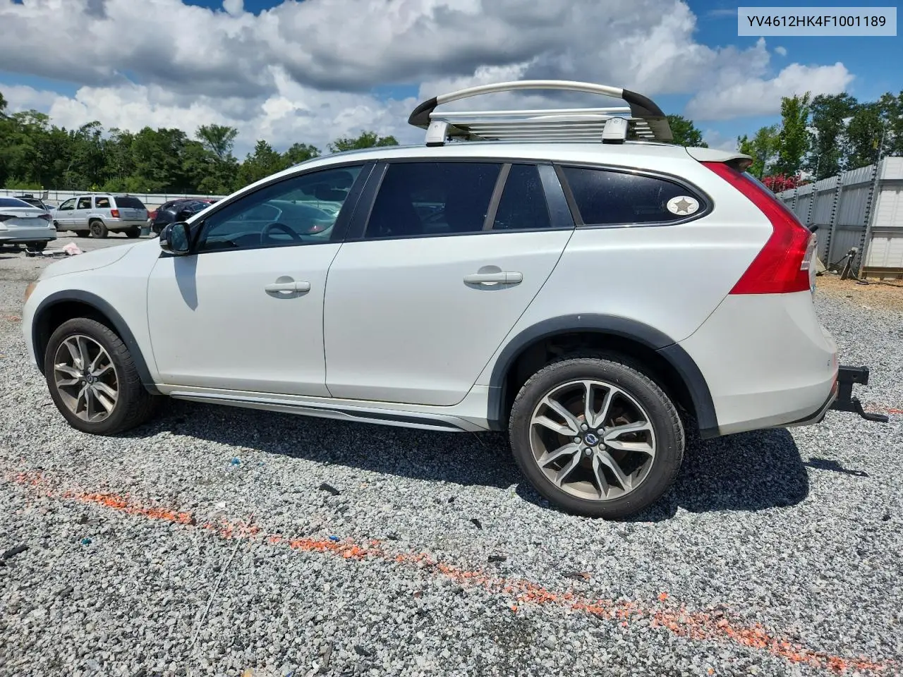 2015 Volvo V60 Cross Country Premier VIN: YV4612HK4F1001189 Lot: 65160625
