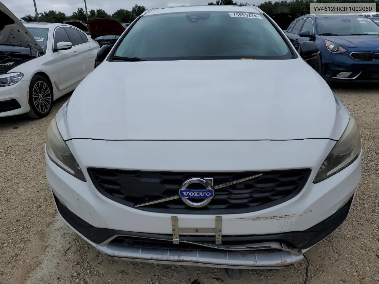 2015 Volvo V60 Cross Country Premier VIN: YV4612HK3F1002060 Lot: 74659274