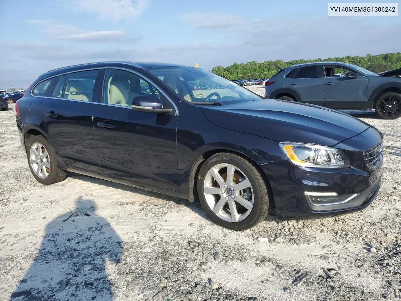 2016 Volvo V60 T5 Platinum VIN: YV140MEM3G1306242 Lot: 54830575